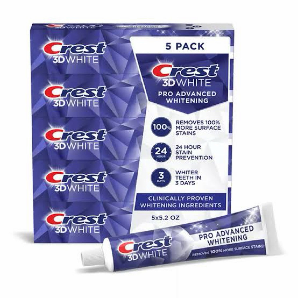 [Date 2/2029]Nhuận tràng Nhật Bản, Kem đáng răng Crest 3D White Pro Advance Whitening