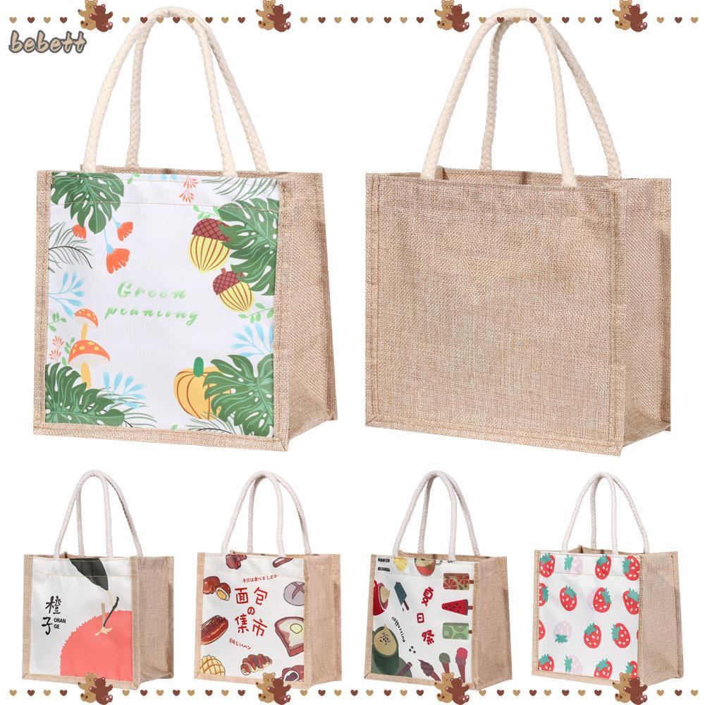 BEBETTERM Túi Cơm Trưa In Hình Nữ Sáng Tạo Peking Opera Casual Tote