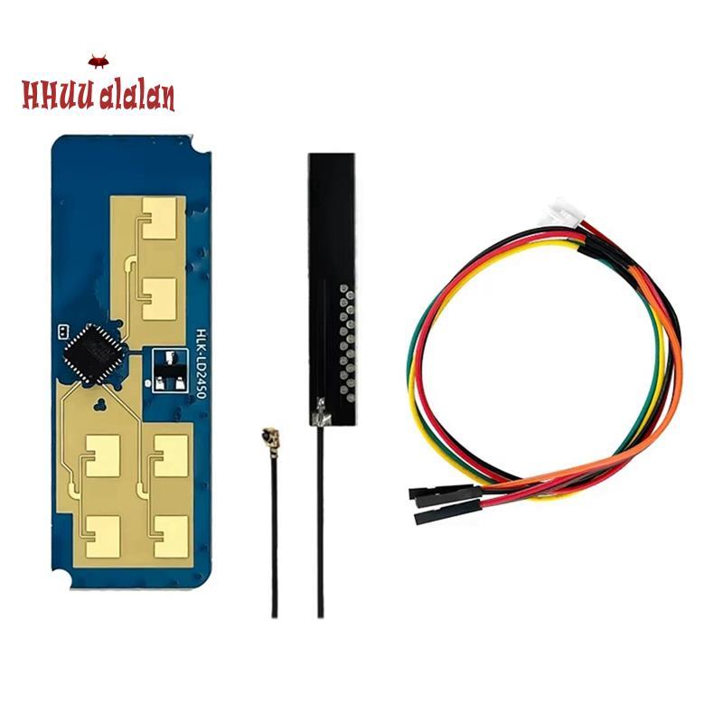 24G LD2450 Mô-đun cảm biến Radar theo dõi chuyển động của con người LD2450 Khoảng cách cảm biến 8 mé