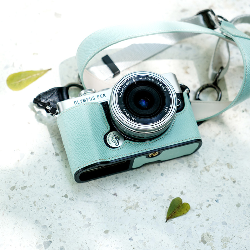 Thích hợp cho Olympus EM10ll Half Set Base em10 Túi đựng máy ảnh thế hệ thứ tư ep7 Túi đựng máy ảnh 