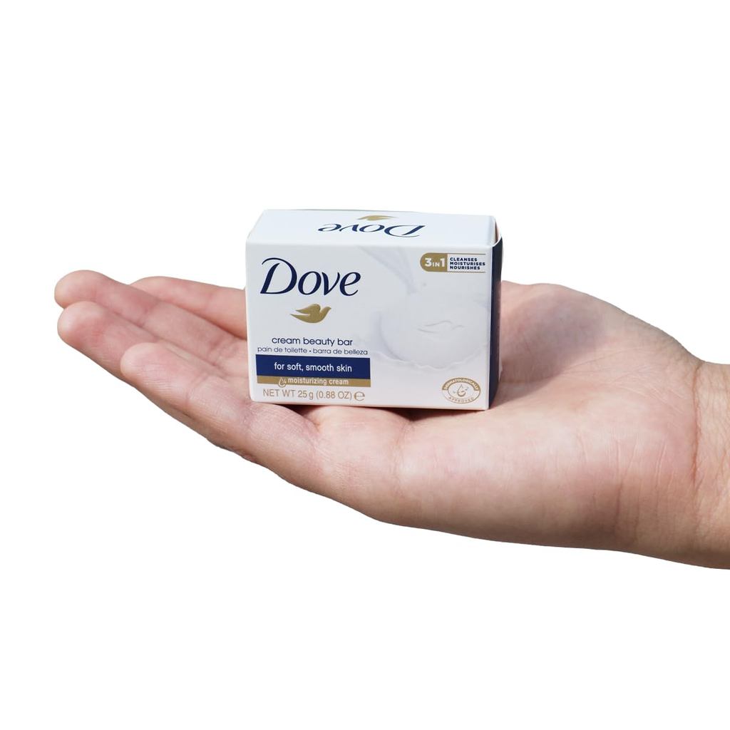 Dove Mini 25g Cream Beauty Bar dành cho khách sạn, khách sạn, khách sạn và du lịch - Vỏ 288 chiếc