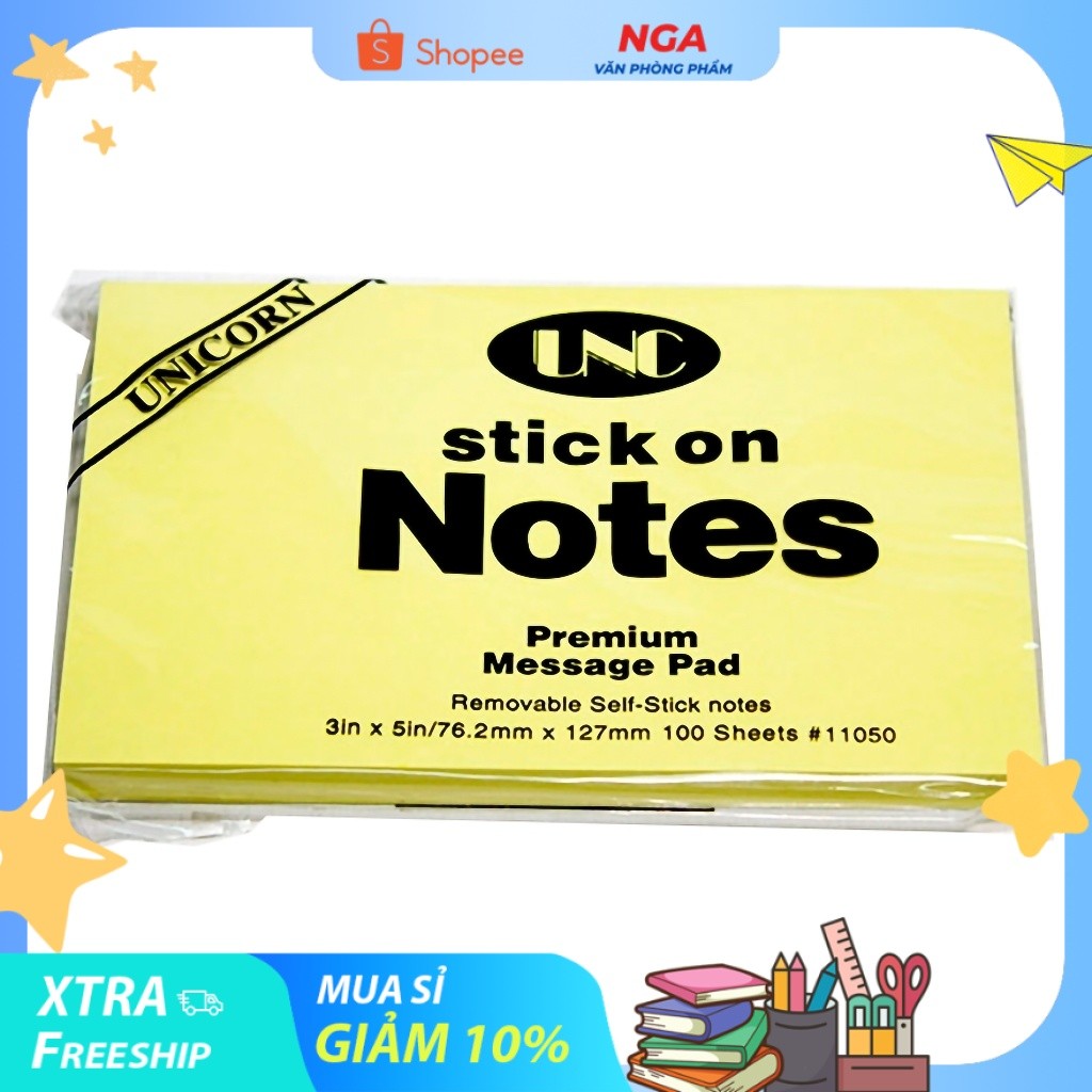Giấy Note UNC (3X5) inch