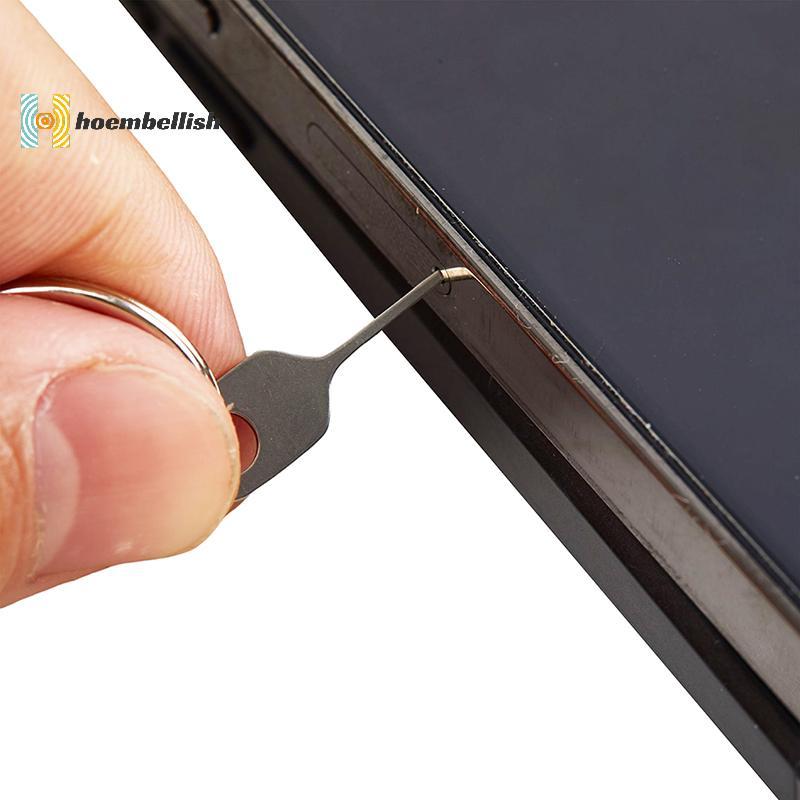 < Hoembellish > 5 Cái / bộ Thẻ SIM Eject Pin Dụng Cụ Chìa Khóa Kim SIM Khay Đựng Thẻ Eject Pin Cho Đ