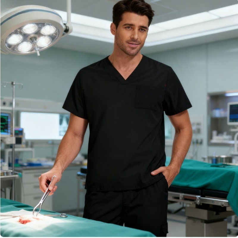 UNISEX SCRUB SET V NECK NURSE DOCTOR UNIFORM BỘ SƯU TẬP LÀM VIỆC TUYỆT VỜI BỆNH VIỆN