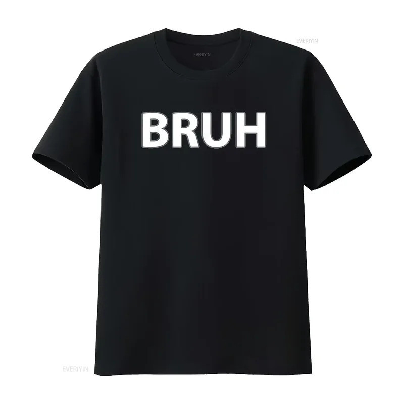 Nam Bruh Ngộ nghĩnh Meme Áo Top Để Mặc Hàng Ngày Đồ Họa homme Co Giãn Mềm Mại Thoải Mái