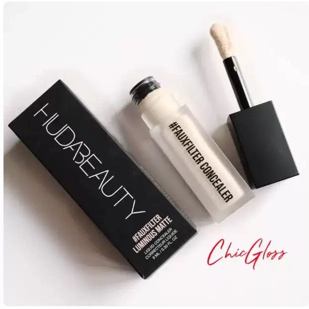Huda Beauty Glossy Matte Concealer FauxFilter Concealer Honey Bright Coverage