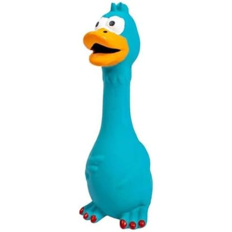 Screaming Chicken - Pet Dog Toys Rubber Screaming Chicken Squeeze Sound Toy Dog Squeaky Chew Toy (Bl