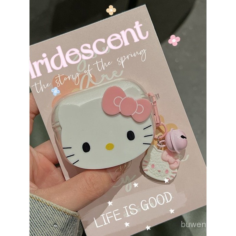Đầu Mèo Kitty Dễ Thương Thích Hợp Cho 1MORE Wanmo s20pro Vỏ Bảo Vệ Tai Nghe Bluetooth Wanmo Q21 Vỏ T