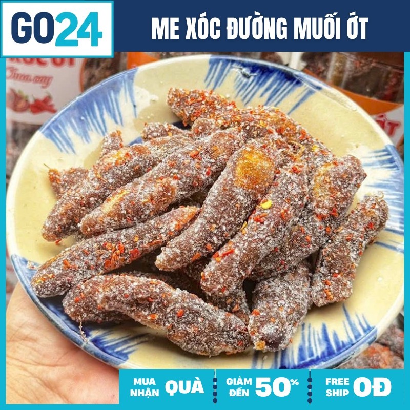 [ƯU ĐÃI] Me Xóc Ớt Chua Cay - Me Chua Sốc Đường Muối Ớt Thịt Dày Siêu Ngon - Ăn Vặt Ngon