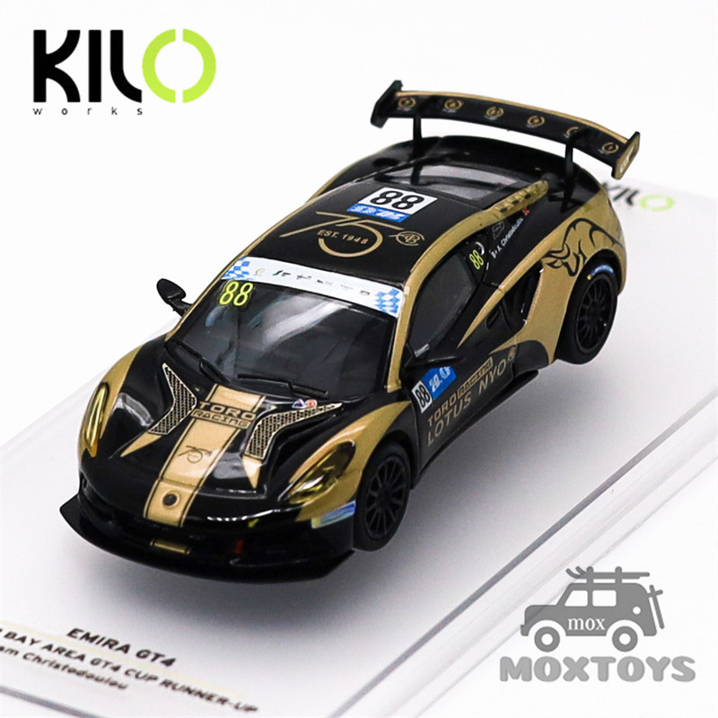 KILO 1: 64 EMIRA GT4 Adam Christodoulou 2023 Ma Cao LOTUS TEAM TORO #88 Limited1499 chiếc xe mô hình