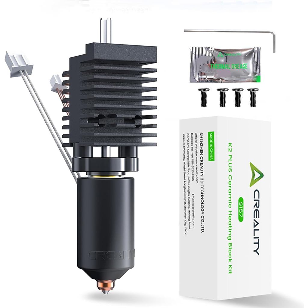 Creality Official K2 Plus Ceramic Heating Block Hotend Kit, Unicorn Quick Swap Nozzle Kit, 350°C Bộ 