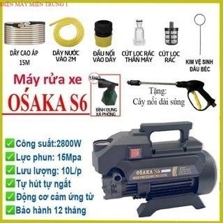 Máy rữa xe OSAKA S6 công suất 2800W (Mẫu Mới Của RS1) chín hãng Điện máy MT