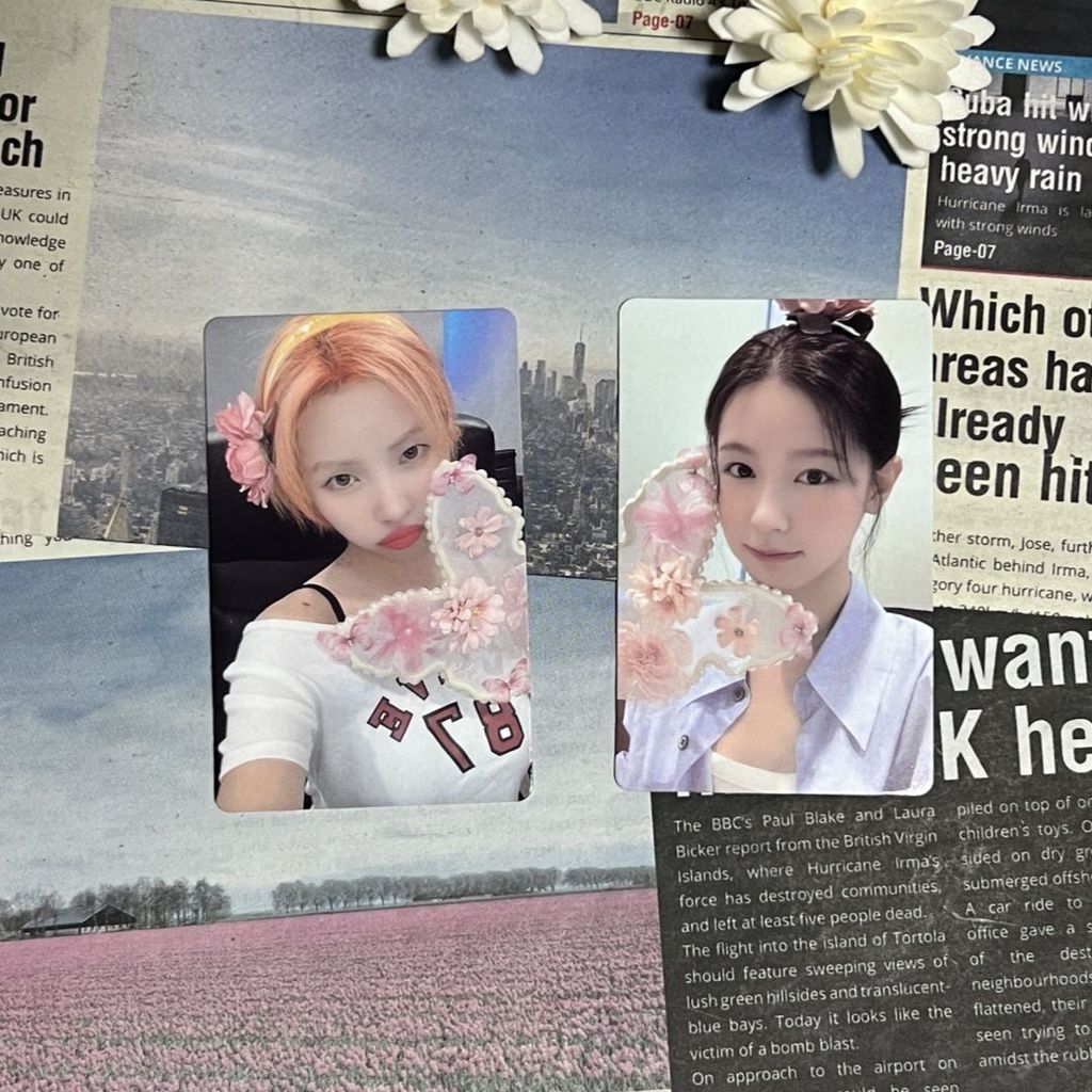 Gidle gidle selfie butterfly fan Zhao Meiyan Minnie KMS bonus small card butterfly full set of bonus