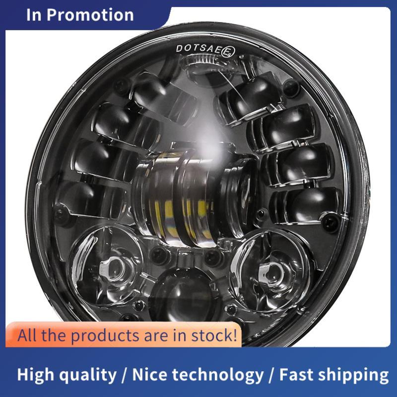 Đa Năng 5.75 Inch Đèn Pha LED 5 3 / 4 Inch LED DRL Hi / Lo 36W Chùm Xe Máy Bật Đèn Pha Chạy Ban Ngày