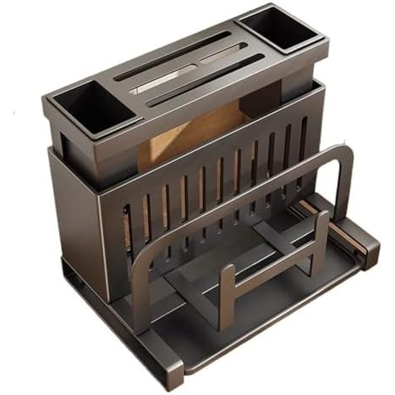 Knife Holder Multifunctional Integrated Storage Cutting Board Chopstick Barrel Pot Lid