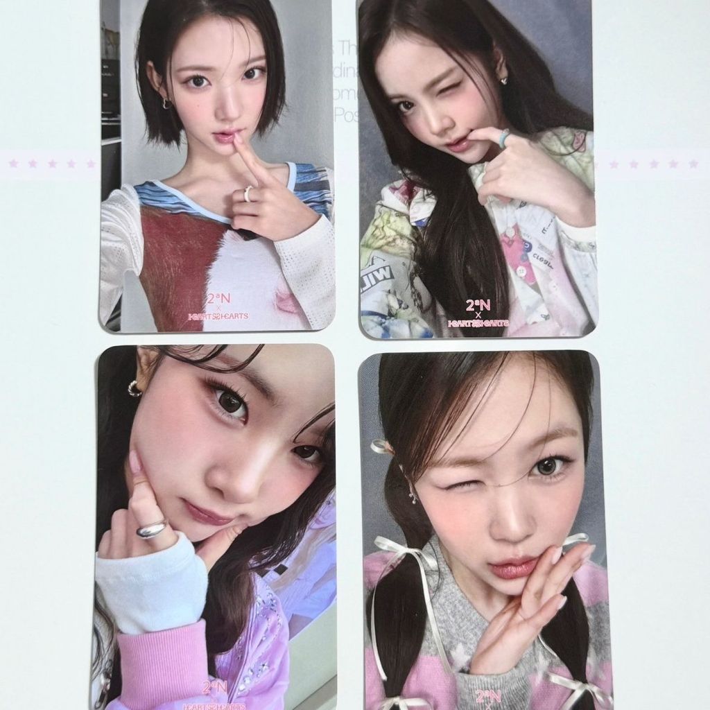 hearts2hearts thẻ nhỏ