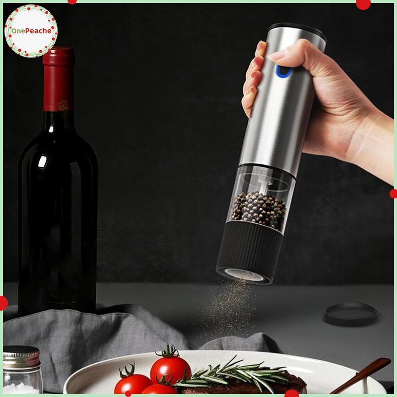 OnePache Electric Salt And Pepper Grinder Cặp mài có thể sạc lại có thể điều chỉnh cho nhà hàng Trải