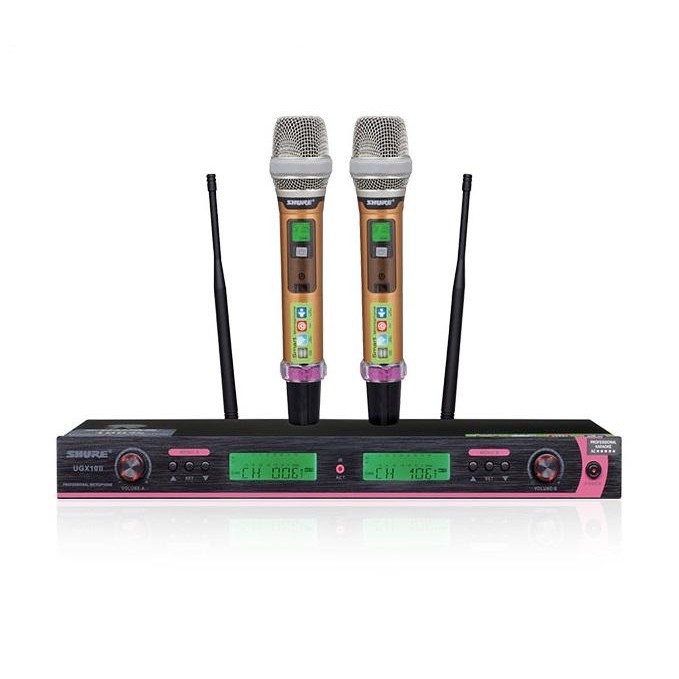 [HCM] Micro không dây karaoke SHURE UGX10II cao cấp chuẩn loại 1 bảo hành 12 tháng cực hay - HD audi