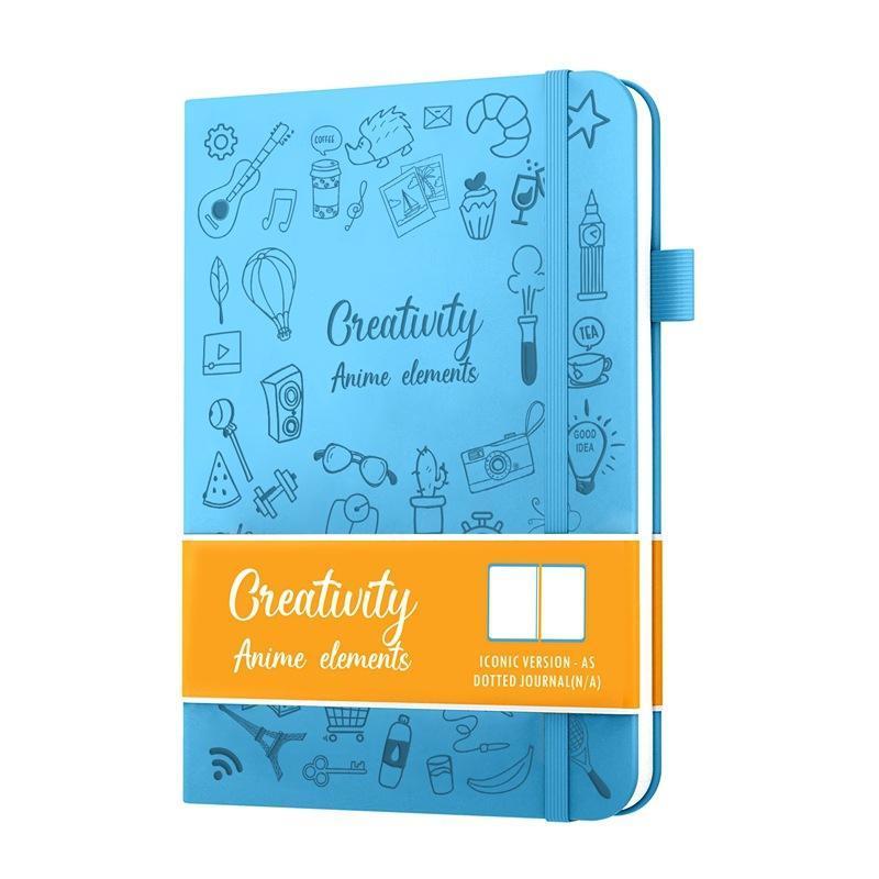 200 Trang Bullet Chấm Tạp Chí Notebook Sáng Tạo A5 Bao Da Notebook Văn Phòng Hàng Ngày Sổ Tay Làm Vi
