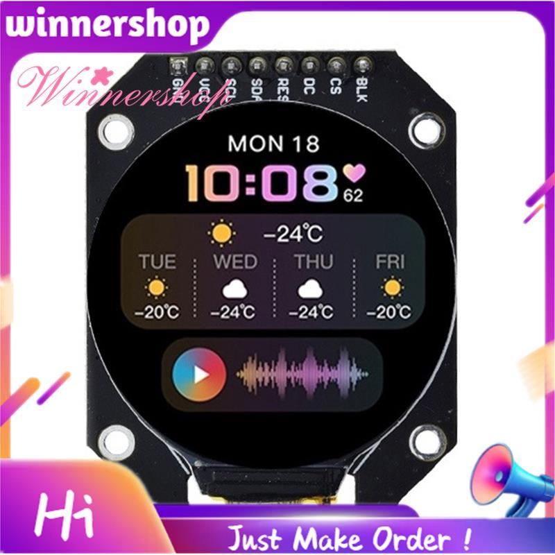 Mô-đun hiển thị LCD TFT 1,28 Inch Vòng RGB GC9A01 Trình điều khiển 4 dây SPI Giao diện Bảng điều hợp
