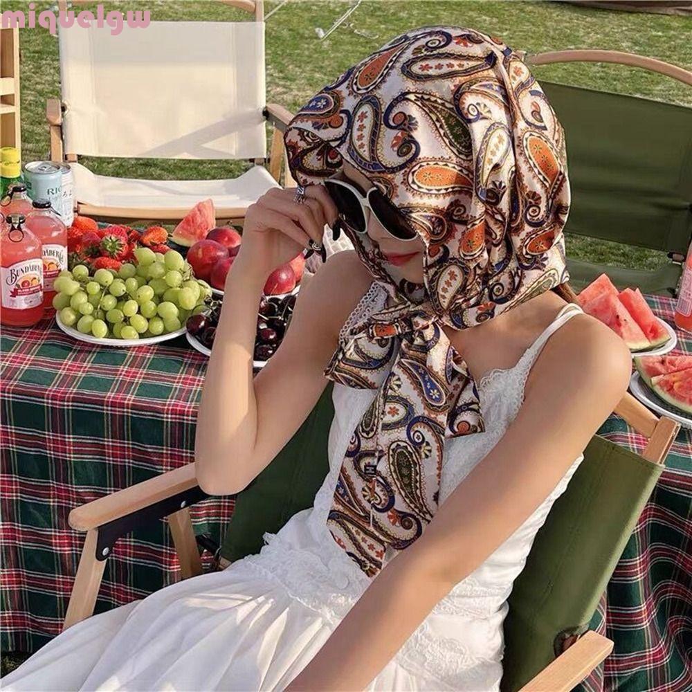 MIQUEL Khăn và Nón Mùa Hè Mỏng, Style Boho Đơn Giản, Phụ Kiện Chống Nắng Cho Nam