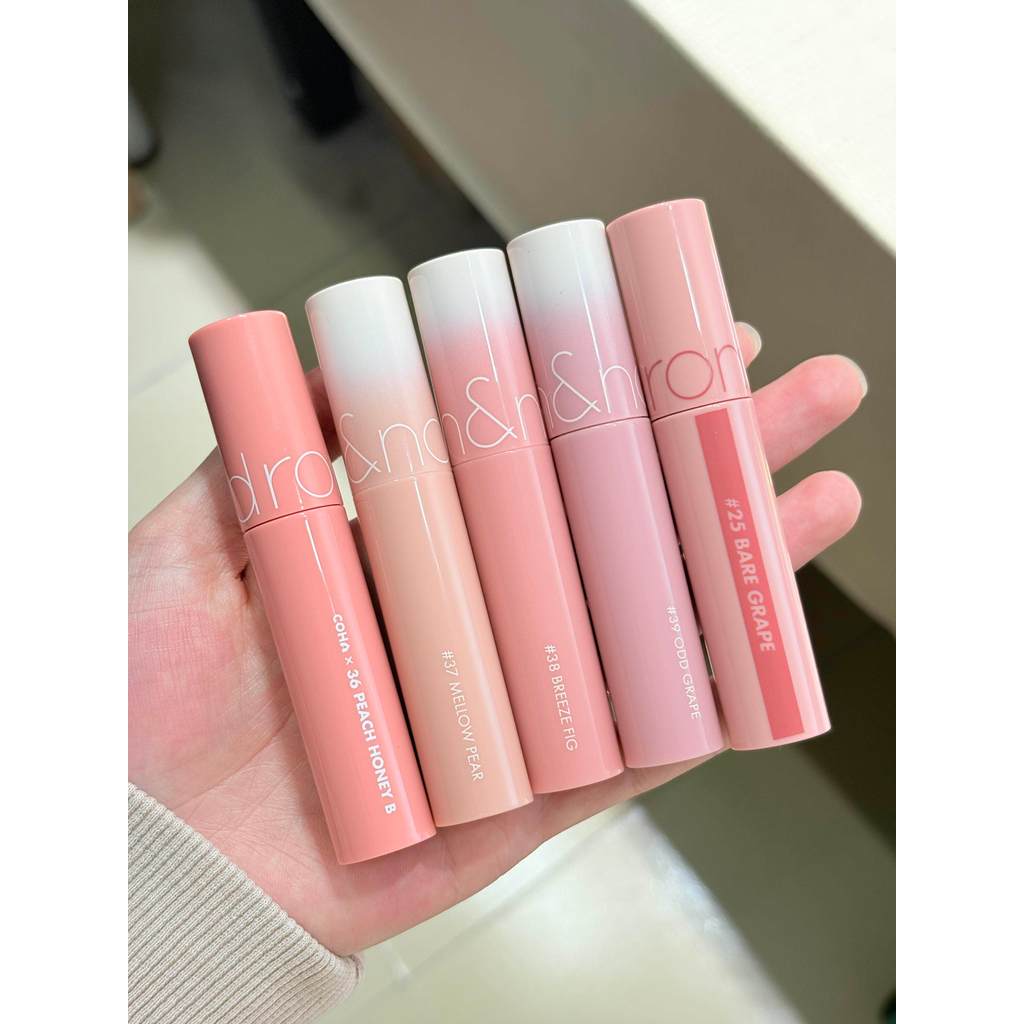 son romand blur son romand 24 Hàn Quốc Hàn Quốc romand Juice Lip Gloss 07 Gương Nước Bóng Son Môi Dư