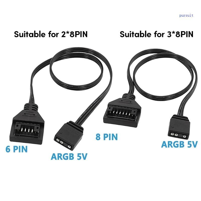 Cáp Chuyển Đổi SUIT ARGB 30cm Argb Dạ Quang Dây Kết Nối 3X8PIN 2X8PIN