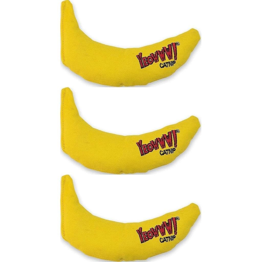 YEOWWW DuckyWorld 100% ORGANIC CATNIP Leaf & Flower Cat Toy BANANA 3 GÓI