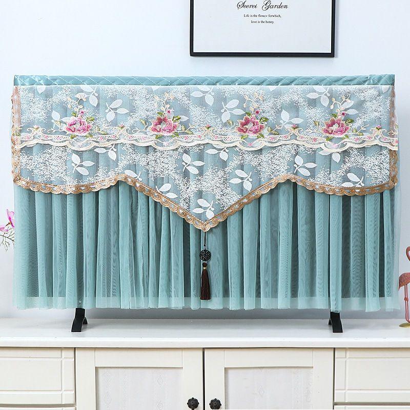 Ốp Chống Bụi Tivi 32 Inch 42 Inch 50 Inch LCD Tivi 55 Inch 65 Inch Treo Ren Vải Màn 70 Inch 75 Inch 