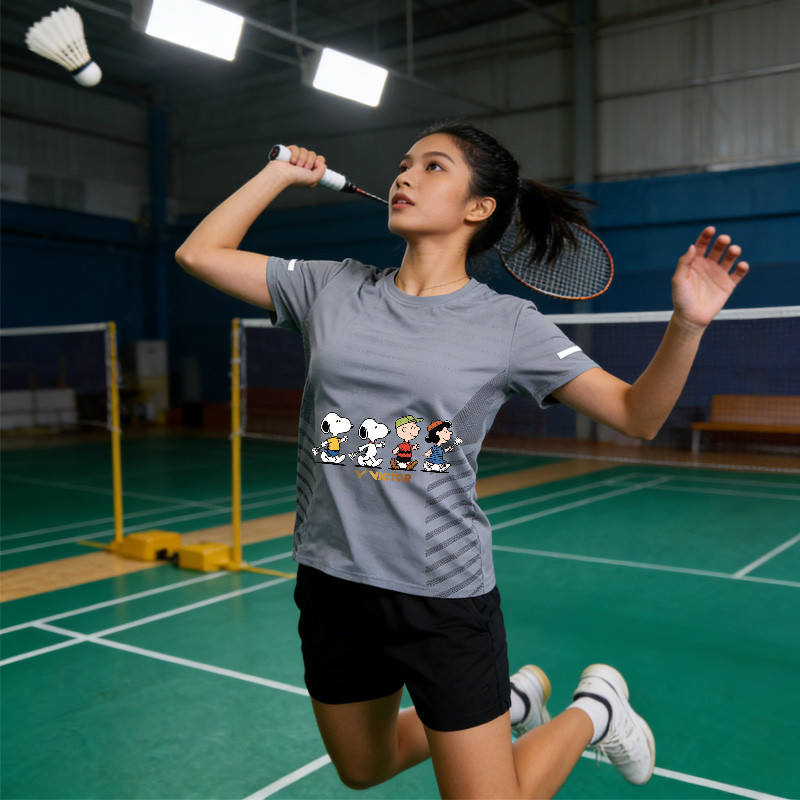 Áo thể thao short sleeve Victor 2026 - Chất liệu băng lụa, khô nhanh, phù hợp cho tennis và badminto