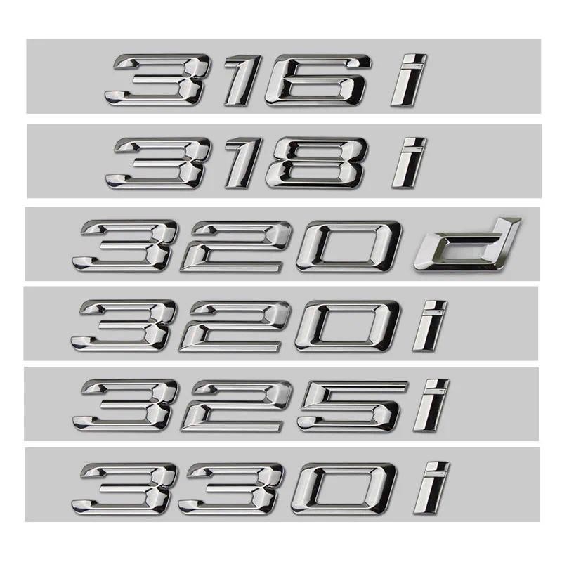 3D ABS Xe Chữ Thân Huy Hiệu 316i 318i 320i 325i 328i 330i 335i 330d 320d Biểu Tượng Logo Miếng Dán C