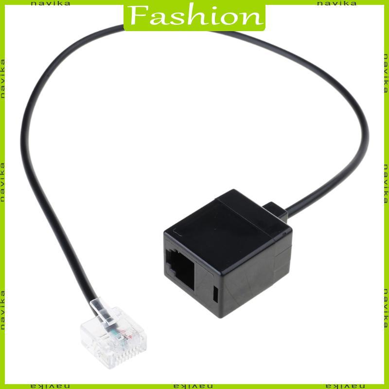 RJ45 to RJ11 Converter Cable for Landline Connection RJ45 8P8C to RJ11 6P6C Cord