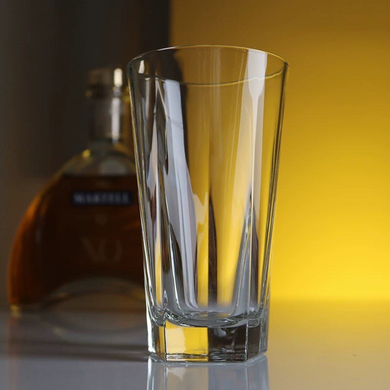 Không Chì Nổi Bật Ngũ Giác Đài Cocktail Thủy Tinh Colin Thủy Tinh Nước 380ml Mojito Thủy Tinh Colin 