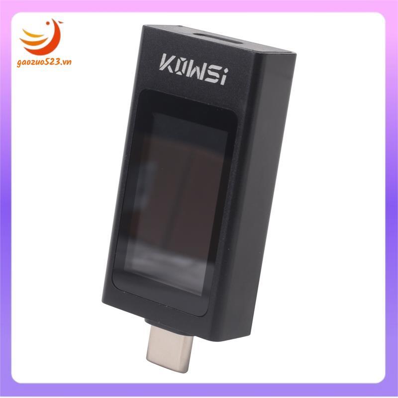 [gaozuo523.vn] Máy kiểm tra Type-C KWS-X1 DC 3.3-36V 0-12A Máy đo phát hiện dòng điện áp kỹ thuật số