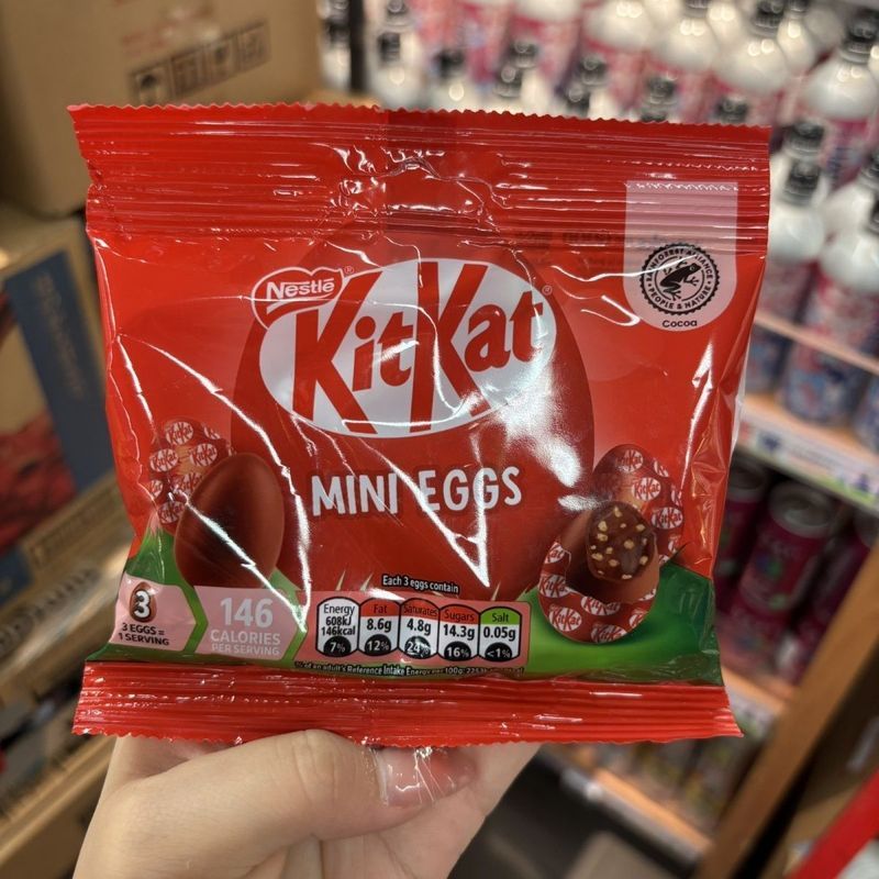 Hồng Kông Daigou Nhập Khẩu Kitkat Nestle kitkat MiniEggs Trứng Sôcôla Mini 81g Lễ Phục Sinh 5 / 1 / 