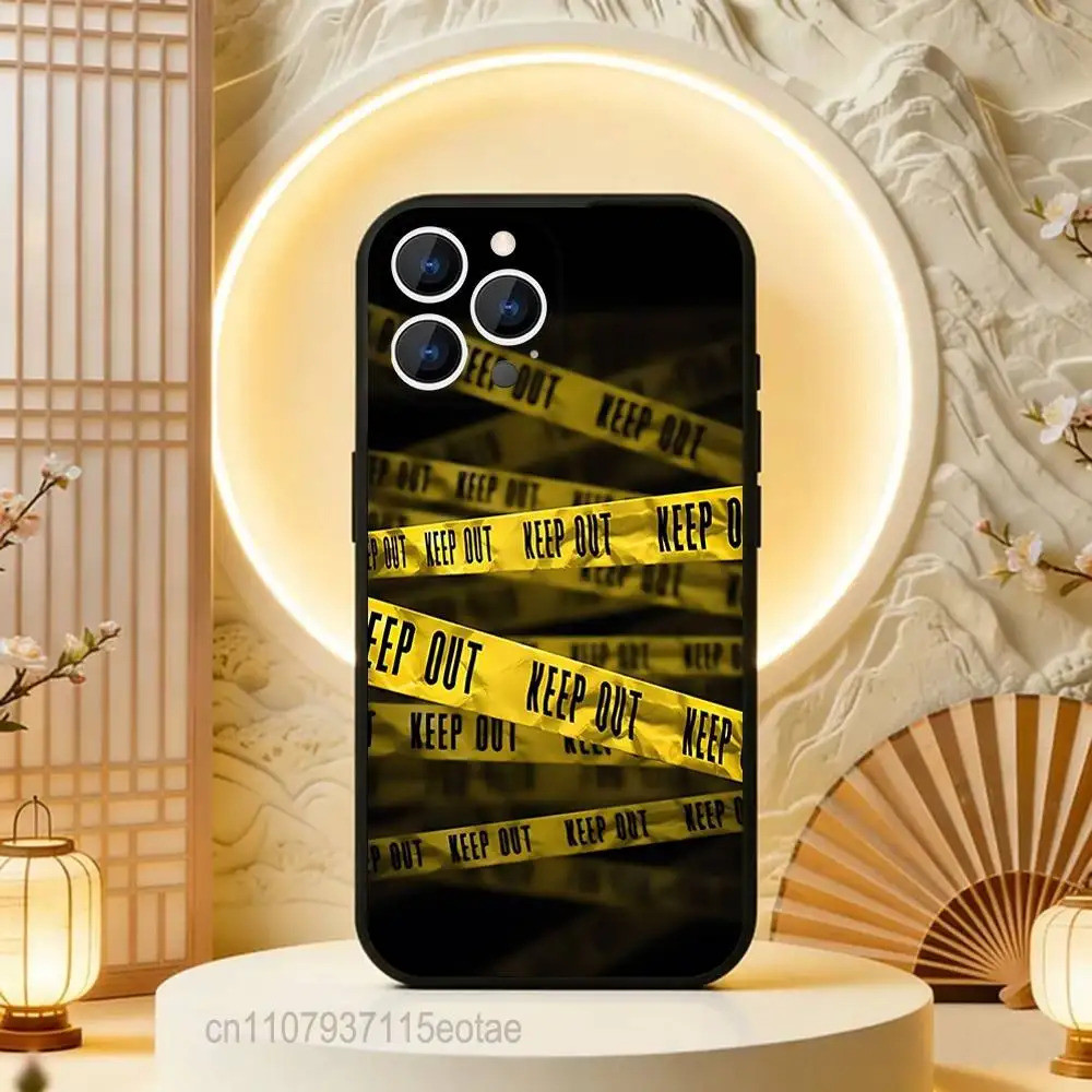 TP-2 Cảnh Sát FBI ID C-Card Đen Mềm Cho iPhone 17 13 14 15 11 16 12 Pro Max Pro Max Plus E Air Mini 