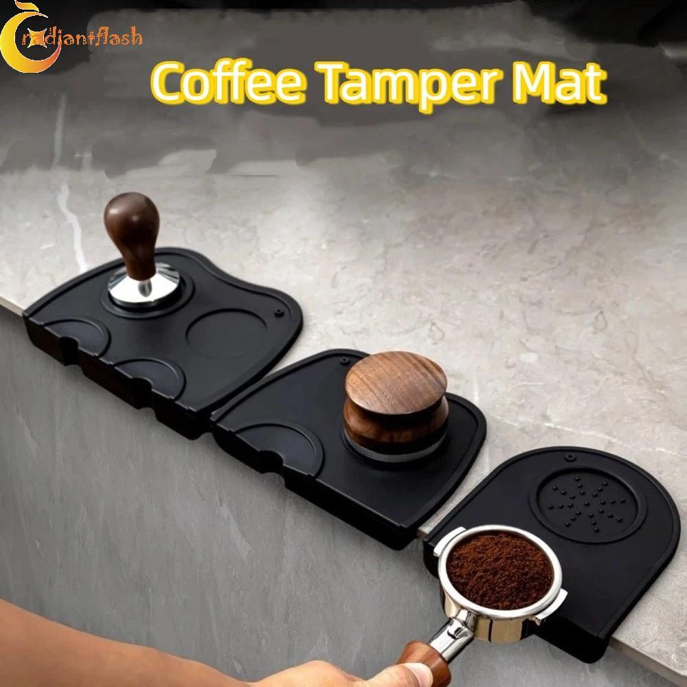 Thảm phân phối bột RADIANTFLASH, Thảm chống trượt Bảo vệ quầy cà phê Espresso, Dụng cụ pha cà phê Si