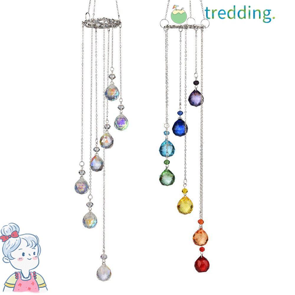 TREDDING491 Sun Catcher Crystal, AB Color Seven Colors Treo Crystal, 2025 Kính Màu Cầu Vồng Maker Tr