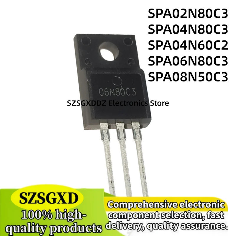 5 Chiếc SPA04N60C2 SPA06N80C3 SPA08N50C3 SPA04N80C3 SPA02N80C3 04N60C2 06N80C3 04N80C3 08N50C3 02N80
