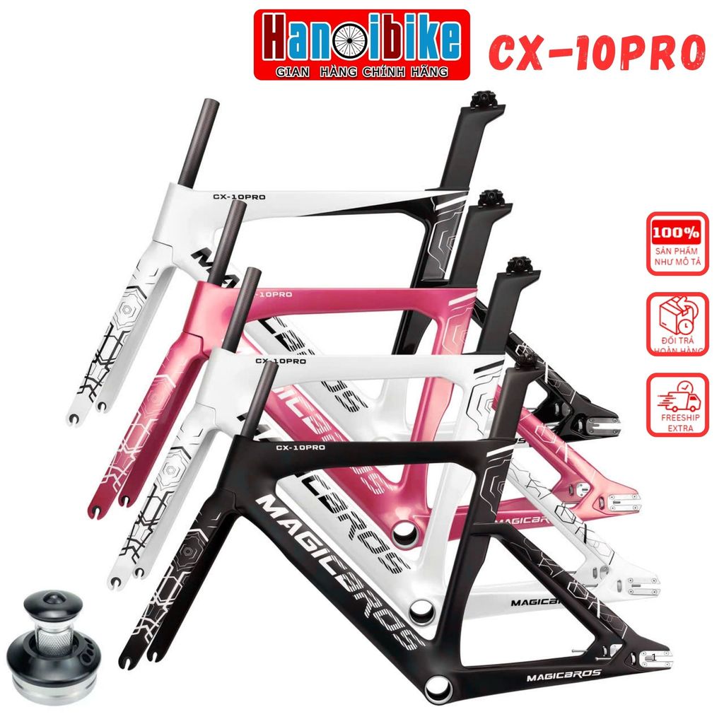 Khung Fixed gear Magicbros CX10 PRO carbon