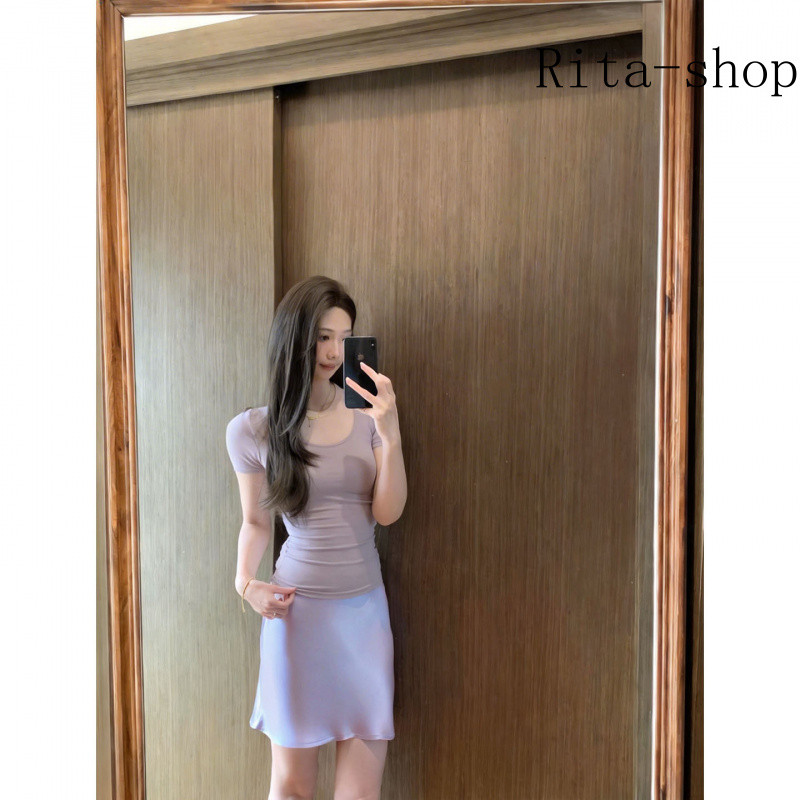 [Pre-Order] Set Váy Satin Tím Cao Cấp Ôm Eo Tôn Dáng Phong Cách Sang Chảnh Quyến Rũ Mùa Hè Nữ | BigBuy360 - bigbuy360.vn