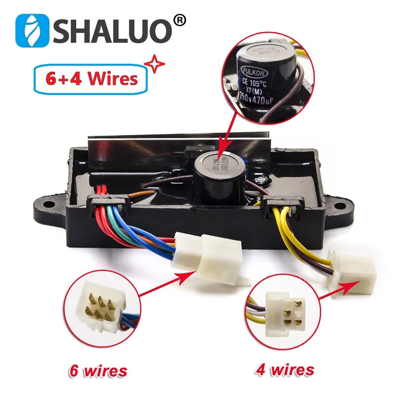 Sử dụng kép GTDK 5-3A12C-0 5-1W8C 5KW Máy hàn AVR Bộ điều chỉnh điện áp tự động Kipor KAMA Máy phát 