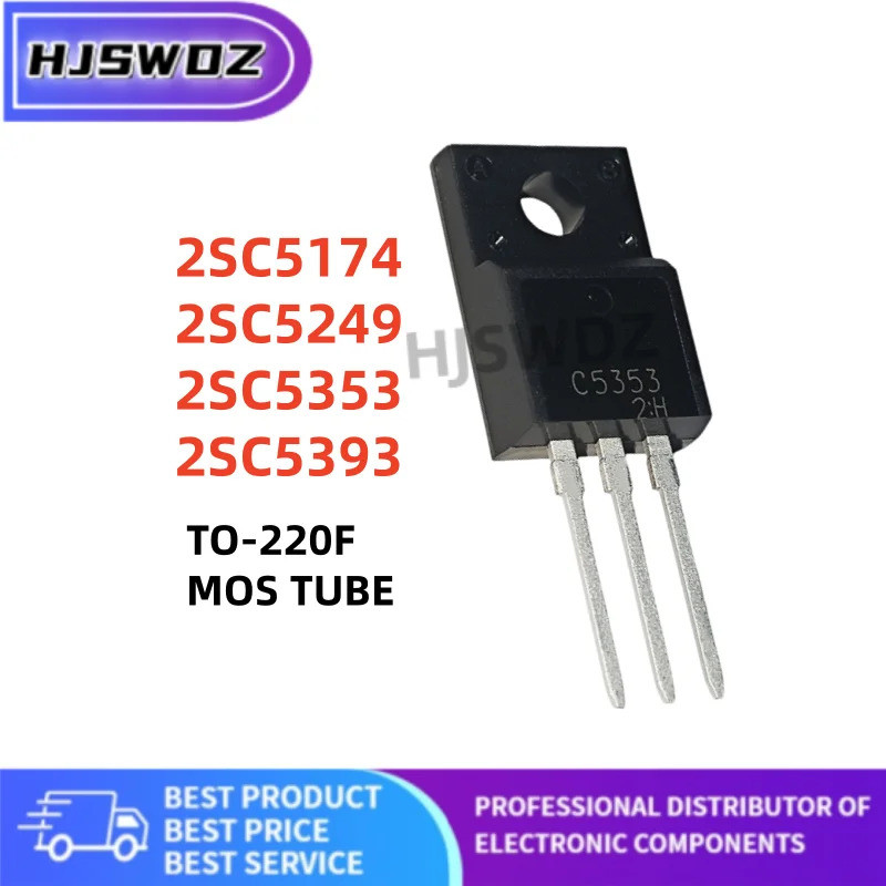 10 CÁI / C5353 C5393 C5174 C5249 2SC5353 2SC5393 2SC5174 2SC5249 TO-220F MOSFET ống mos chip ic 3HQ3