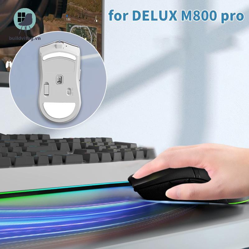 Buildvitbg Chuột Chân Stier Cho DELUX M800 Pro Chuột Chơi Game Chống Trơn Trượt Miếng Lót E-Sport Ga