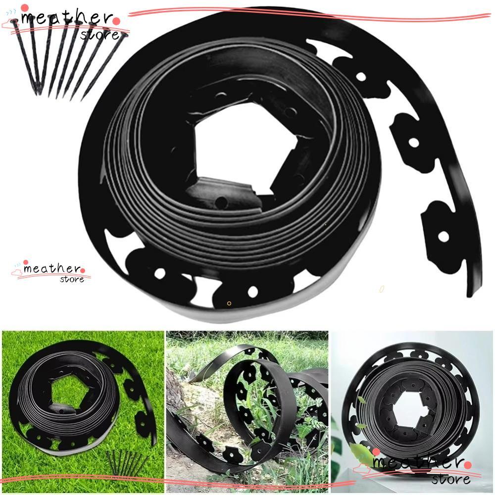 MATHERSTORE Biên giới bãi cỏ, có gai neo Dây cách ly bãi cỏ bằng nhựa, Bảo vệ thực vật bền bỉ Hàng r