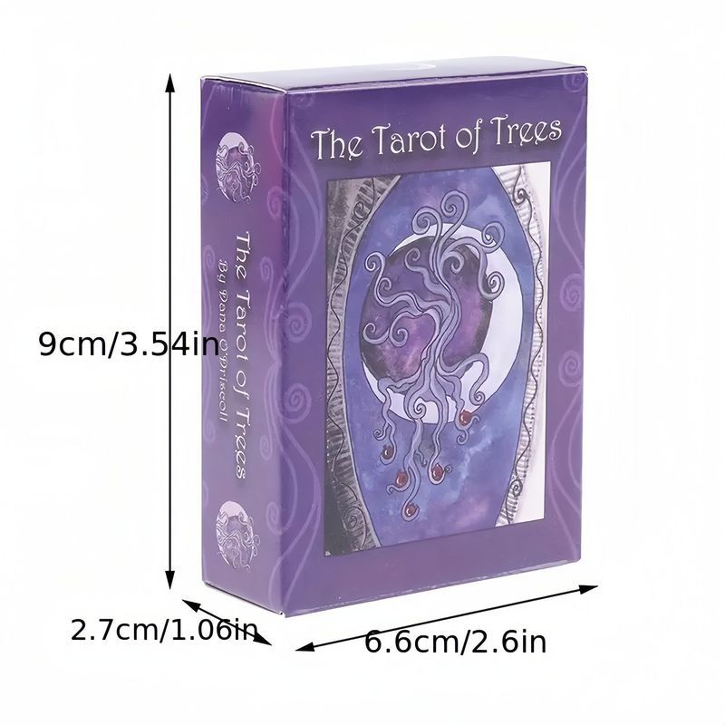 Phiên bản tiếng Anh Tarot Cây Tarot Tarot Tarot của cây78 Tờ 9 * 6.5 * 3P042506260