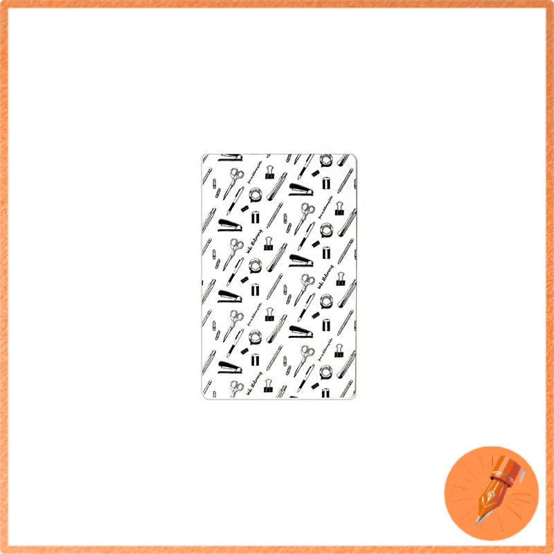 Waki Stationery Original Moleskine Large Desk Pad with Stationery Pattern