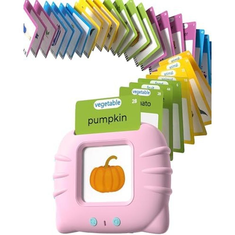 ing Flash Cards for Toddlers 1 2 3 4 Year Olds, Montessori Language Learning with 224 Words, Pocket 