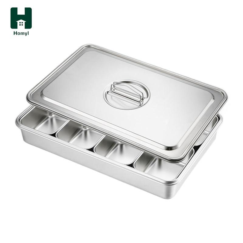 Homyl Chafing Món Ăn Tiệc Buffet Bộ Bữa Tối Tiệc Cưới Phục Vụ Có Nắp Ăn Chafing Món Ăn Buffet Chafer
