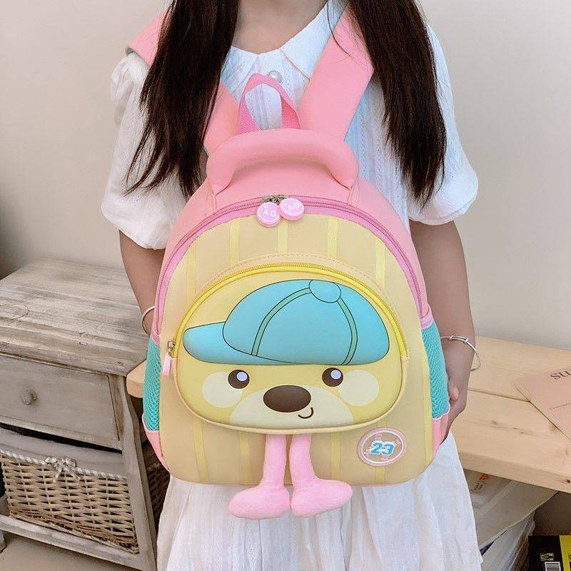 Children's Schoolbag Girl Backpack Kindergarten Lightweight Baby Girl Backpack Cartoon Cute Little B